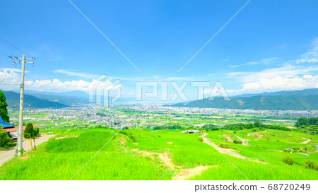 Terraced rice terraces and Zenkojidaira (summer) Terraced rice terraces and Zenkojidaira (summer) 68720249