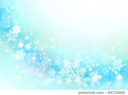 Light blue snow pattern 68720900