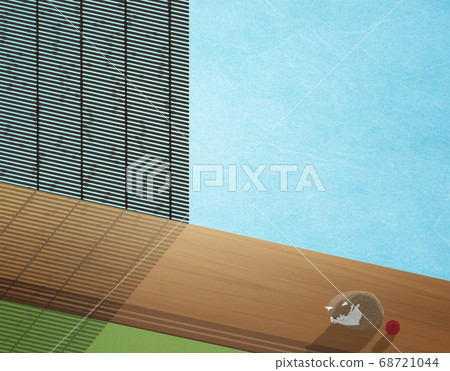 Cat naps on the porch in the afternoon Cat naps on the porch in the afternoon 68721044