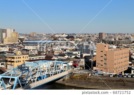 Urban landscape Near Kamiirai, Katsushika-ku, Tokyo 68721752