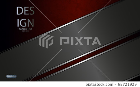 Abstract textured background in a shade of red with gray oblique frames with a border 68721929