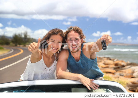 Car keys road trip summer vacation travel couple 68722301