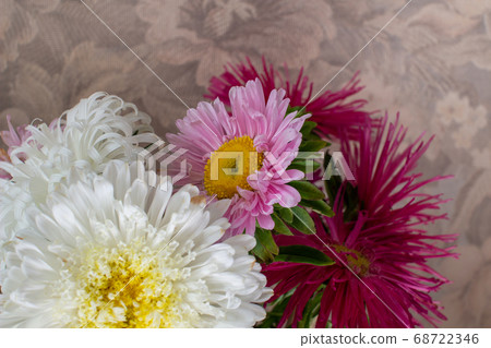 Beautiful wild flowers at home in a vase. Part of 68722346
