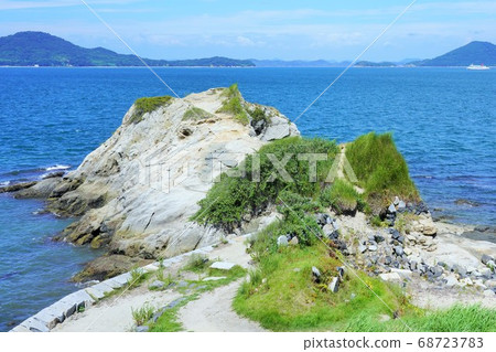 Kagawa prefecture, tip of Yashima, nose of Nagasaki 68723783