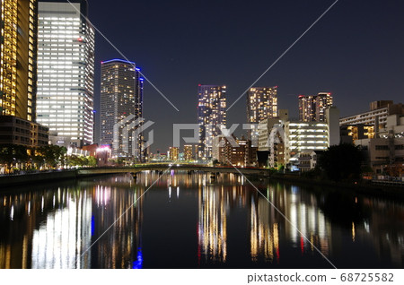 晴海-秋多木夜景 68725582