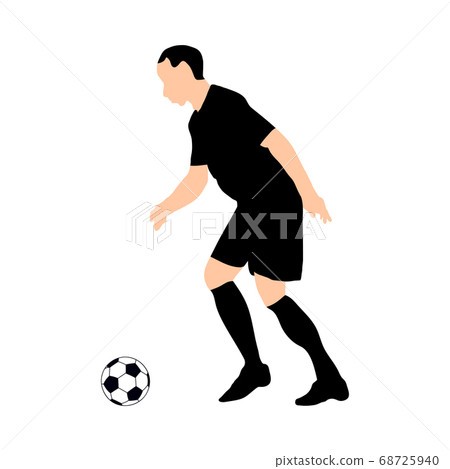 soccer silhoette 68725940