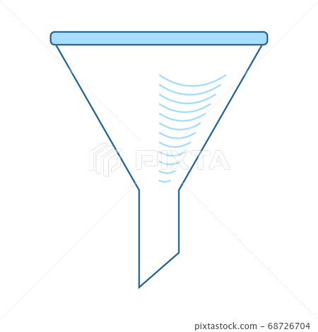 Icon Of Chemistry Filler Cone Icon Of Chemistry Filler Cone 68726704