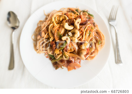 Home rice Neapolitan spaghetti Home rice Neapolitan spaghetti 68726803