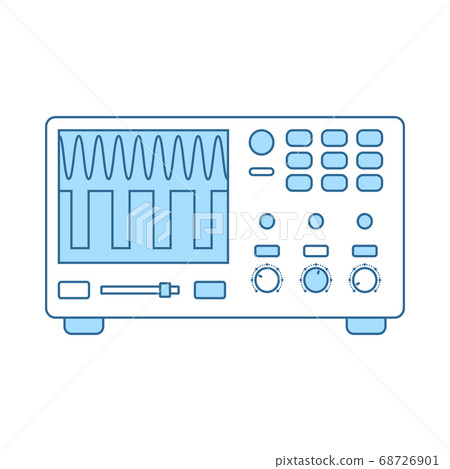 Oscilloscope Icon 68726901