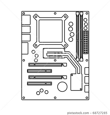 Motherboard Icon Motherboard Icon 68727285