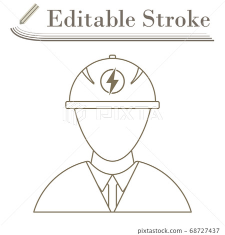 Electric Engineer Icon 68727437