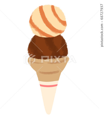 Double ice caramel chocolate Double ice caramel chocolate 68727937