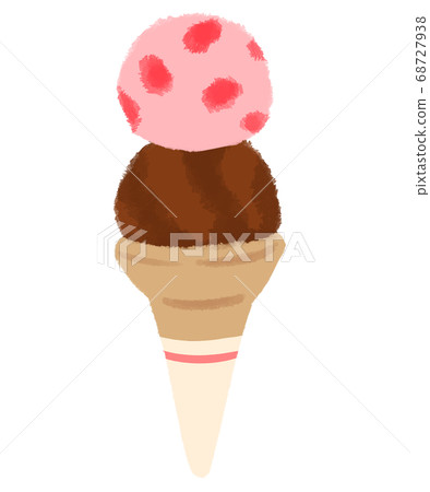 Double ice strawberry chocolate 68727938