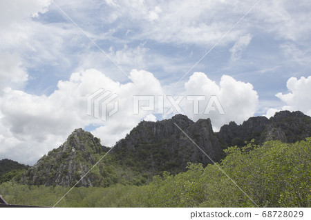 Mountain at Prachuap Khiri Khan ,Muang Prachuap Mountain at Prachuap Khiri Khan ,Muang Prachuap 68728029