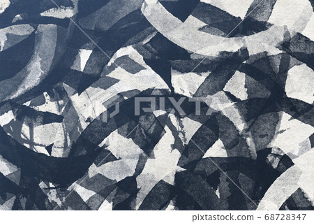 Brush writing background Japanese style Japanese paper texture 68728347