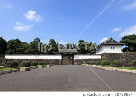 Edo Castle and Sakuradamon (former Edo Castle outside Sakuradamon) 68728684