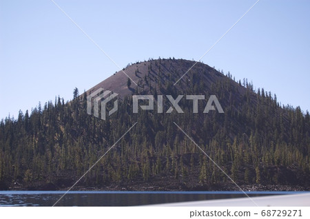 火山湖國家公園大道美國 68729271