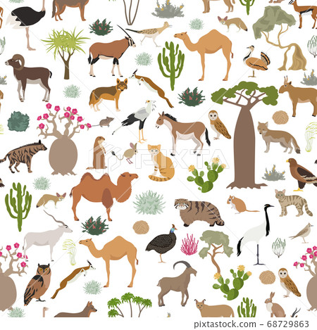 Desert biome, xeric shrubland biome, natural Desert biome, xeric shrubland biome, natural 68729863