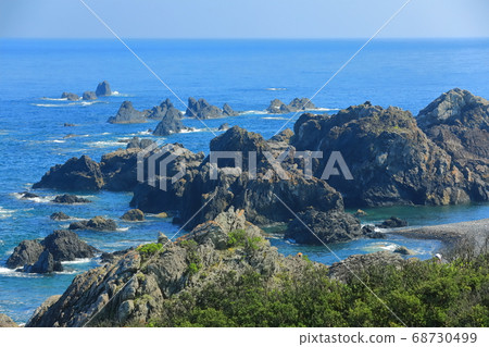 [高知縣]晴朗天氣下的室戶角角 68730499