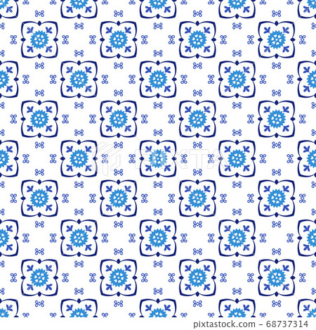Azulejos portuguese traditional ornamental tile Azulejos portuguese traditional ornamental tile 68737314