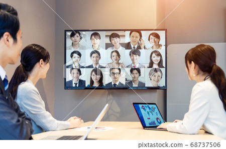 Video conferencing Telemeeting Telework 68737506