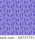 Purple feather pattern 68737793