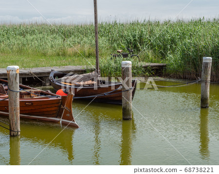 the small port of ahrenshoop at the baltic sea the small port of ahrenshoop at the baltic sea 68738221