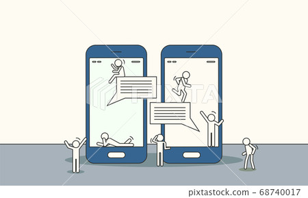 People chatting vector communication discussion. 68740017