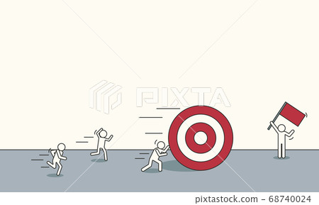Doodle business sketch stick man vector Doodle business sketch stick man vector 68740024