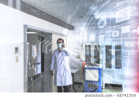 Medical staff in hospital 68741359