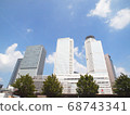 Aichi prefecture Nagoya station square cityscape 68743341
