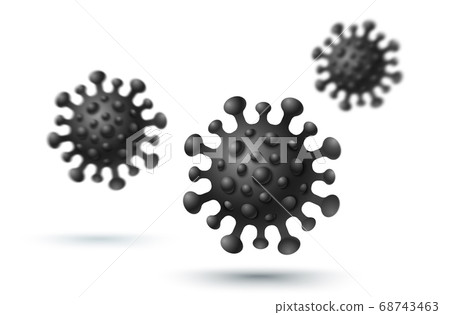 Illustration of coronavirus Illustration of coronavirus 68743463