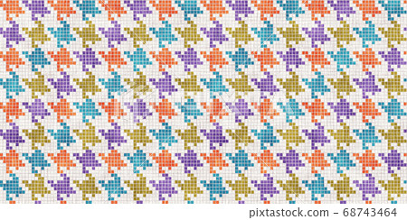 Vintage houndstooth texture. 68743464