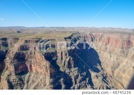 Picturesque landscape of Grand Canyon National Park during sunny day. Arizona, USA Picturesque landscape of Grand Canyon National Park during sunny day. Arizona, USA 68745239