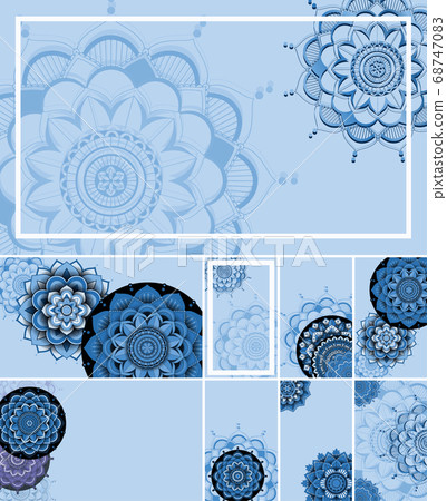 Beautiful mandala design background 68747083
