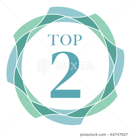Top 2 mark - Stock Illustration [68747607] - PIXTA
