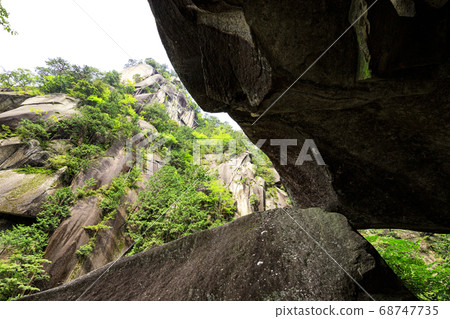 Yamanashi Prefecture's Famous Rocks Shosenkyo Summer (Cloudy) 68747735