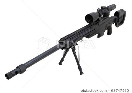modern .338 caliber sniper rifle with bipod modern .338 caliber sniper rifle with bipod 68747950