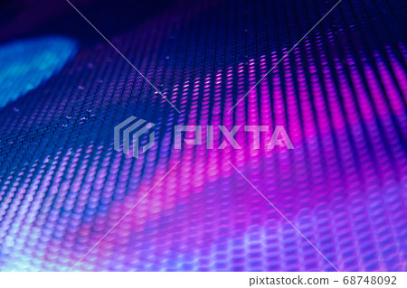 CloseUp LED blurred screen. LED soft focus 68748092