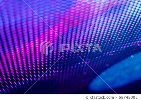 CloseUp LED blurred screen. LED soft focus 68748093