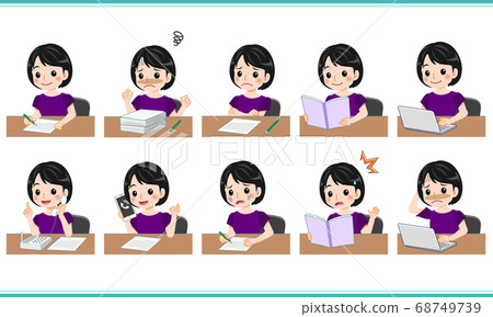 vector, vectors, desk work 68749739