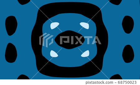 手寫風格萬花筒圖形背景素材 68750023