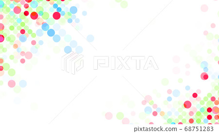 Digital geometric pattern particle graphic background material 68751283