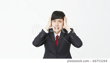 Male business white background 68753264