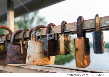 old iron padlock close up old iron padlock close up 68756469