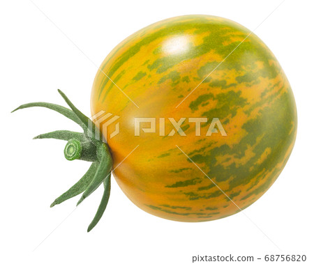 Green Zebra heirloom tomato isolated Green Zebra heirloom tomato isolated 68756820
