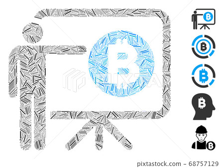 Dash Mosaic Bitcoin Lecture Board Icon 68757129