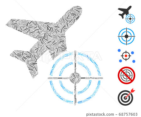 Dash Mosaic Aviation Target Icon 68757603