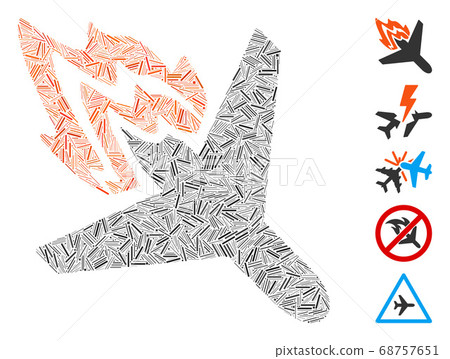 Dash Mosaic Air Crash Icon 68757651