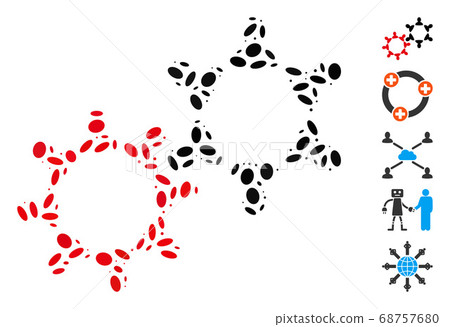 Ellipse Collage Collaboration Ellipse Collage Collaboration 68757680